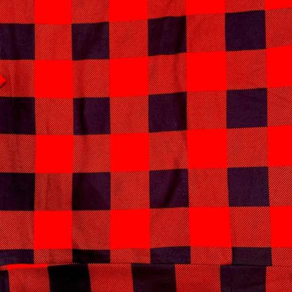 Red Black Buffalo Check Plaid Shirt - Picture 8 of 10